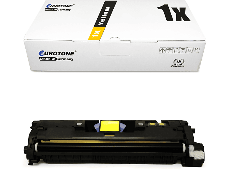 EUROTONE ersetzt HP Q3962A / 122A Toner Cartridge Yellow (Q3962A / 122A)