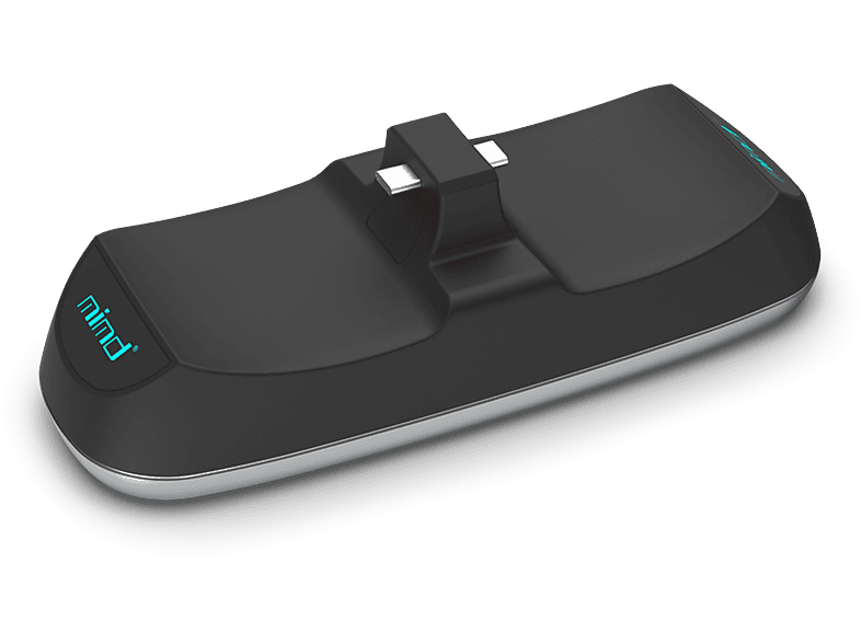 LOOKIT mimd PS5 DualSense™ Wireless-Controller Schnell-Ladestation Charger Ladegerät  | Ladesrtion Sony, weiß / schwarz