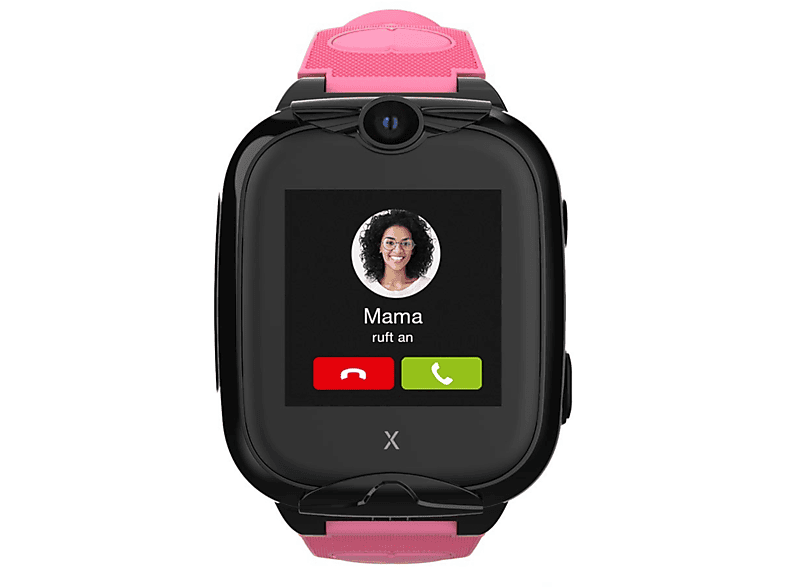 XPLORA Go 2 silicone, Smartwatch Silver/Black Kunststoff 