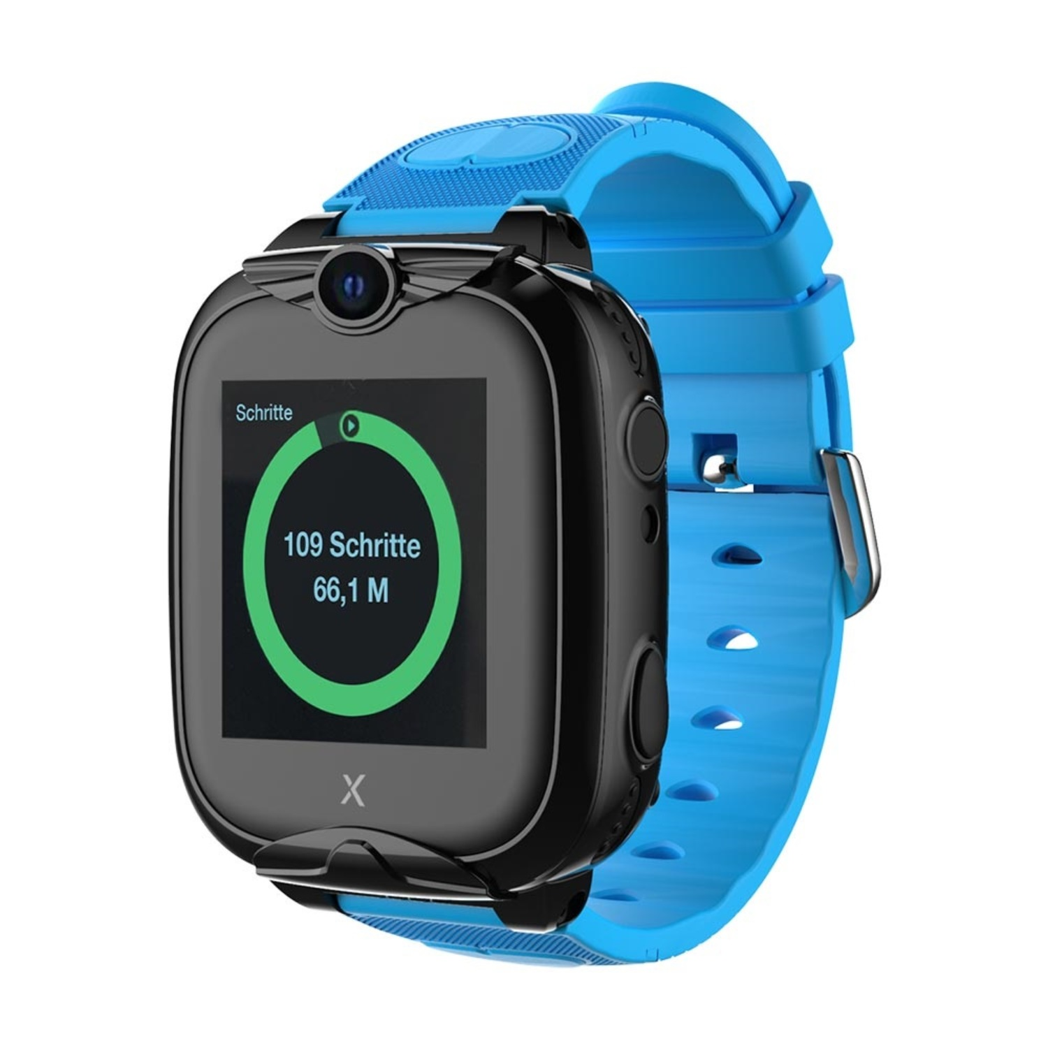 Silikon, Blau 2 -, XPLORA Kinder Go Kunststoff Smartwatch