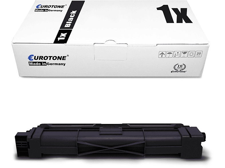 TN-243K) EUROTONE Cartridge (Brother Toner DCP-L3510CDW 1xBK Schwarz TN243