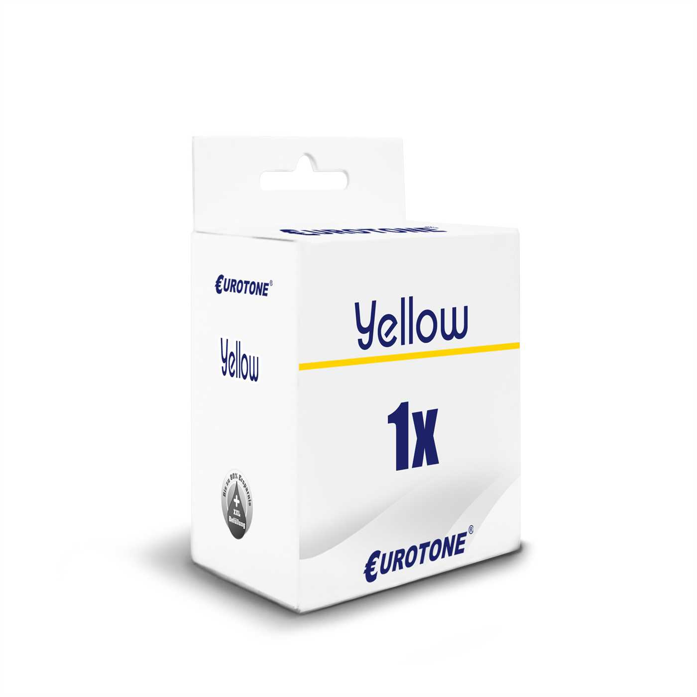 Weiße Box mit Text 'Yellow', '1X' und Eurotone-Logo. Die Box steht vor weißem Hintergrund.
