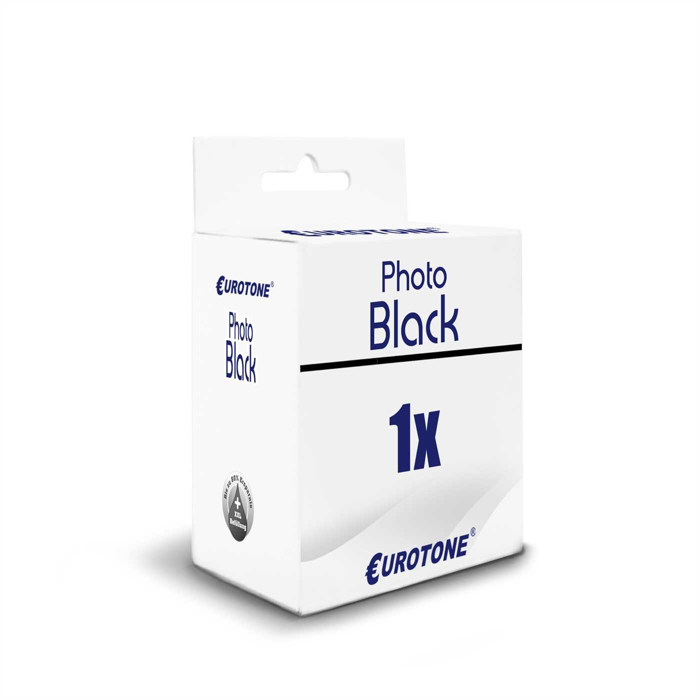 EUROTONE ersetzt Canon CLI-521BK Photo Tintenpatrone 2933B001) / Schwarz (CLI-521BK