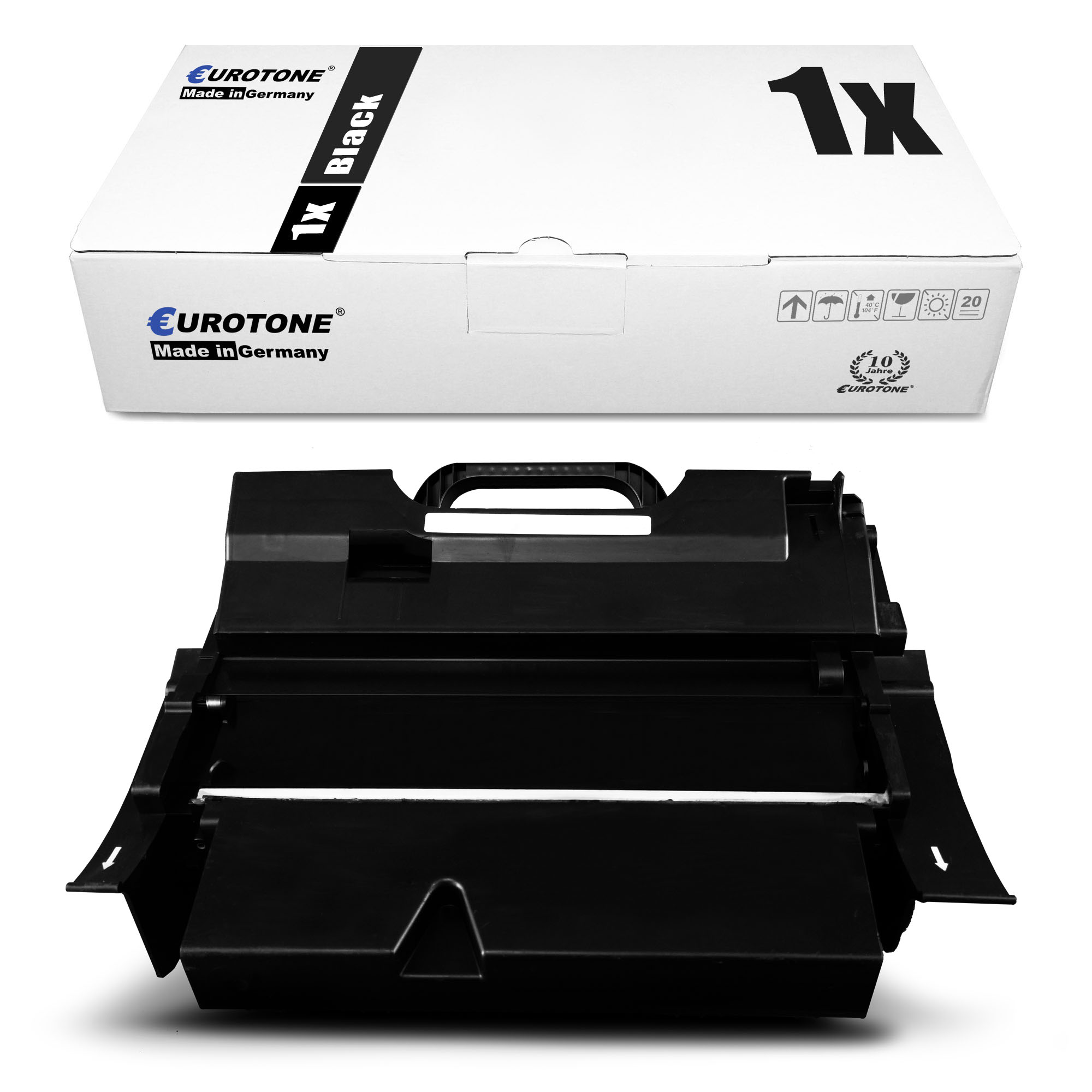 (Lexmark Toner T640 EUROTONE 1xBK 64036HE) Schwarz Cartridge