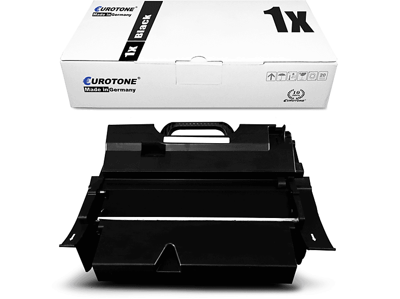 EUROTONE T640 1xBK Toner Cartridge Schwarz (Lexmark 64036HE)