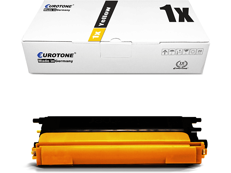EUROTONE ersetzt Brother TN-135Y Toner Cartridge Yellow (TN-135Y / TN135)