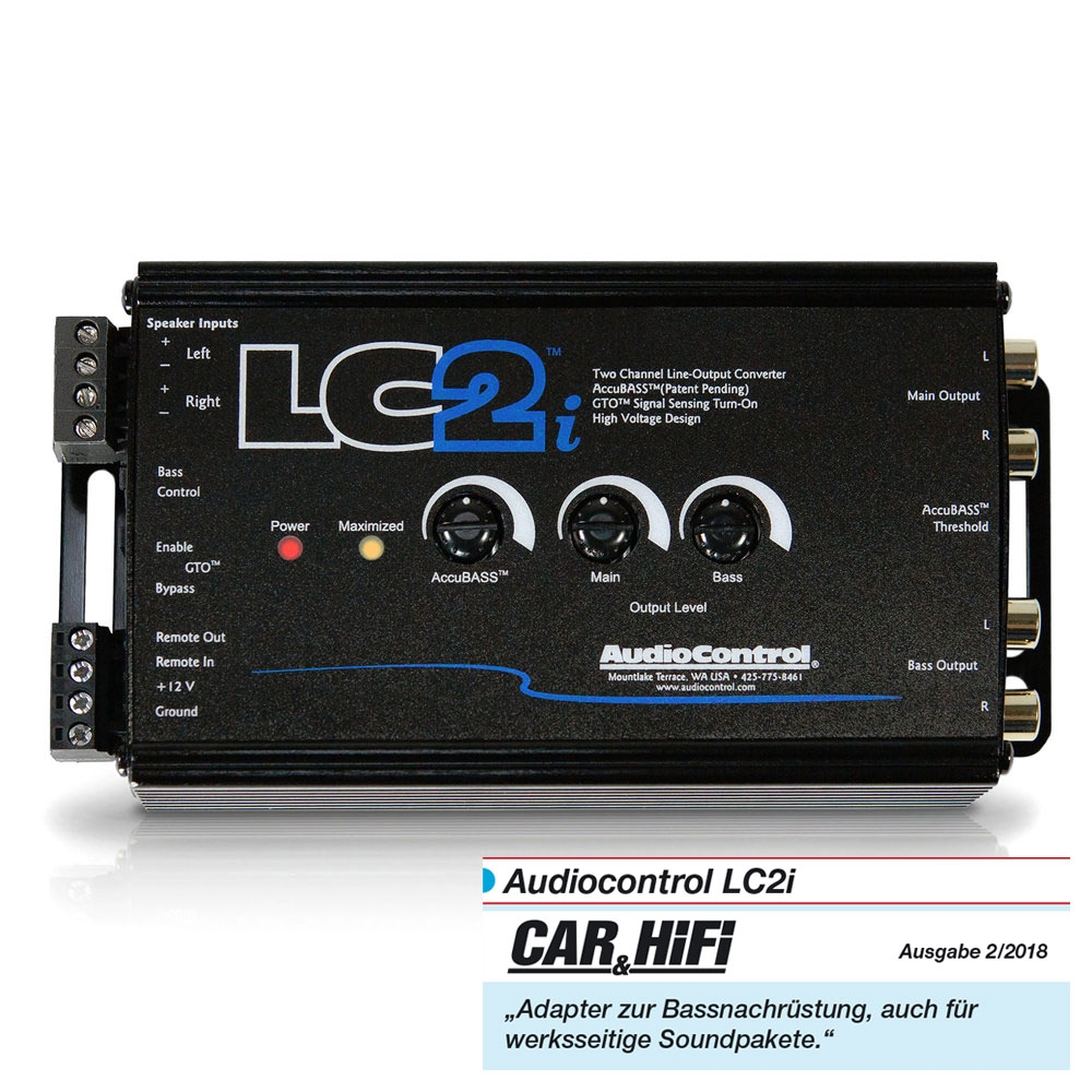 AUDIOCONTROL LC2i High-Low-Converter 2-Kanal