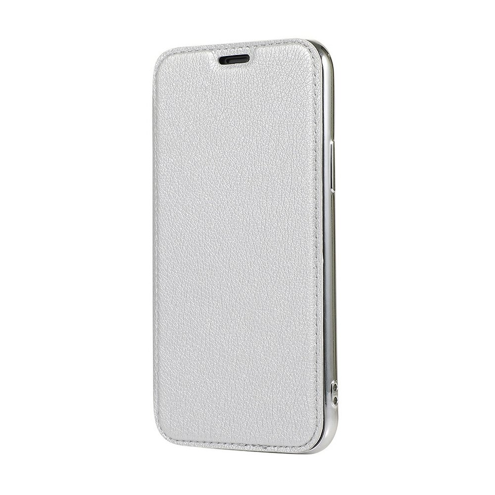 Electro S8, Bookcover, Silber Case, COFI Galaxy Samsung,