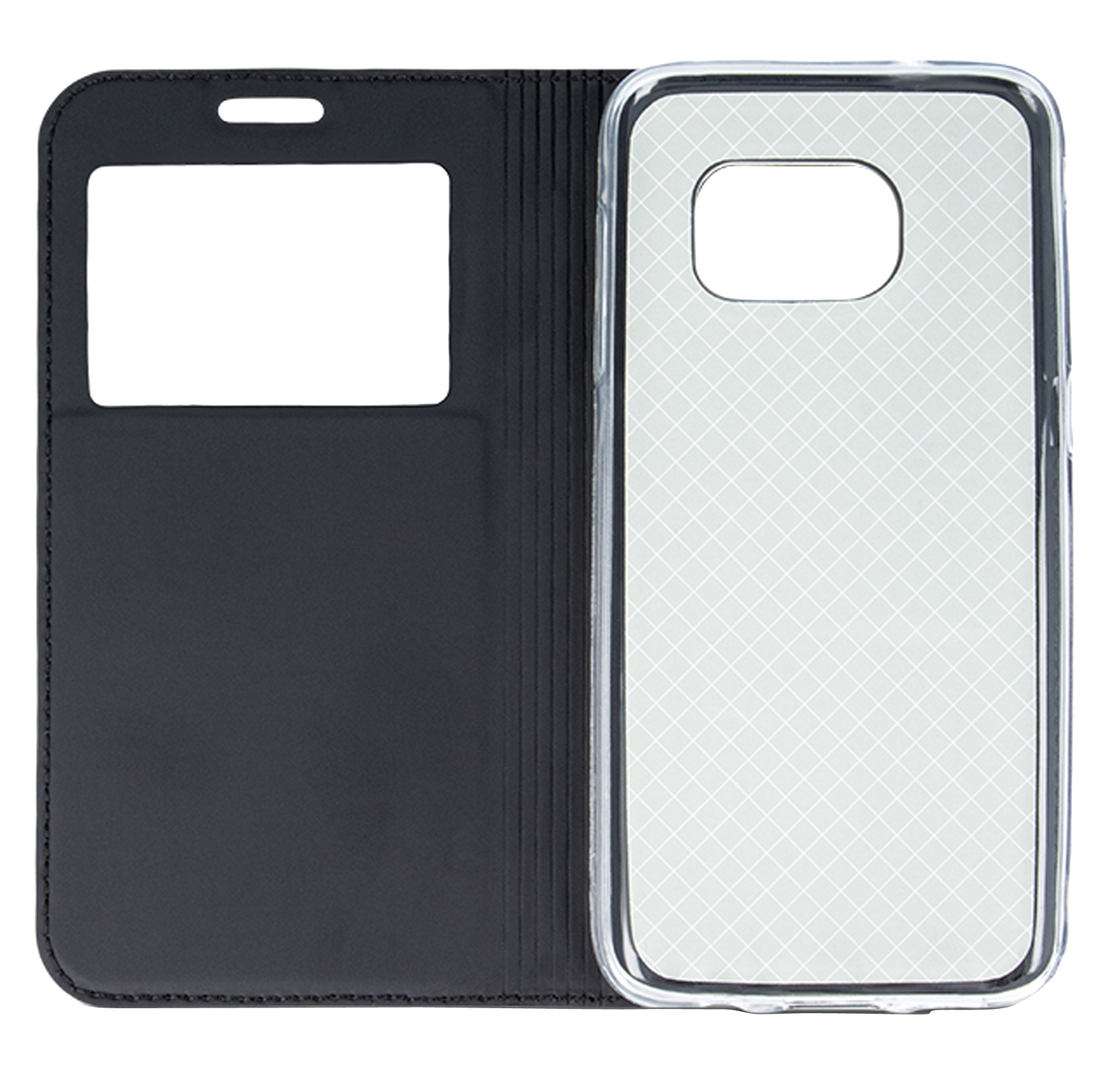 COFI Smart Look Case, Bookcover, S10 Galaxy Samsung, Plus, Schwarz