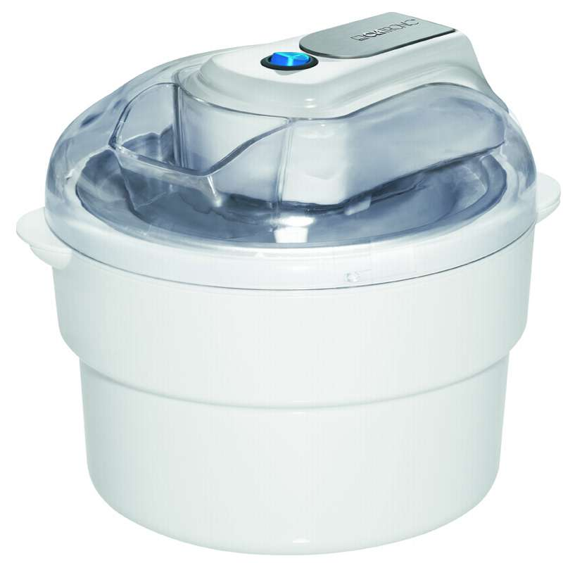 Heladera - ICM 3581, Heladera, Maquina Hacer Helados, Sobertes, Yogur Helado, 0,8 L, Temporizador, Preparación: CLATRONIC, 12 W, 0,8 Liter, Blanco