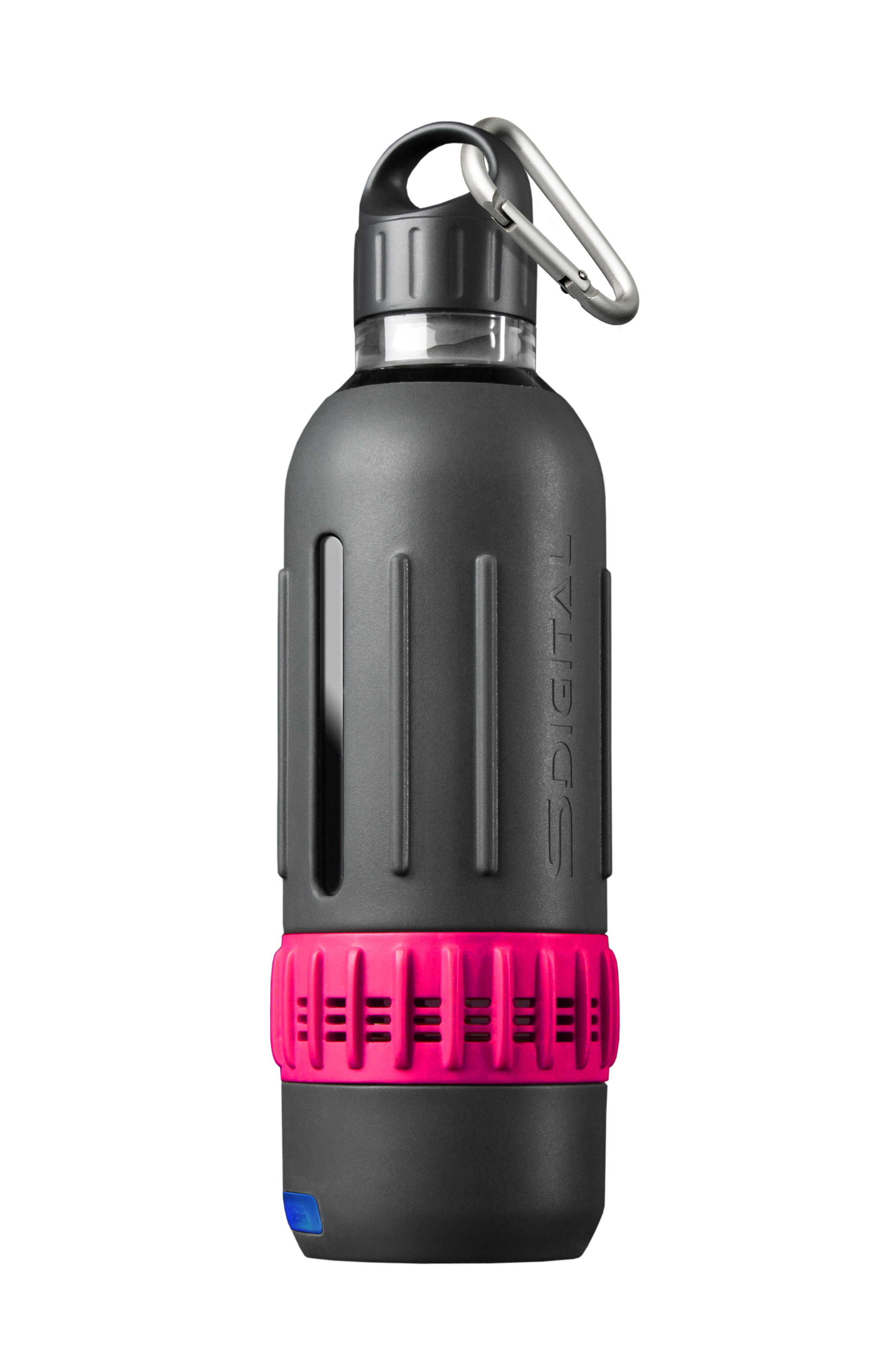 SDIGITAL \'Die Spritz\' Bluetooth Lautsprecher 400 von Lautsprecher Trinkflasche ML mit Bluetooth Schwarz