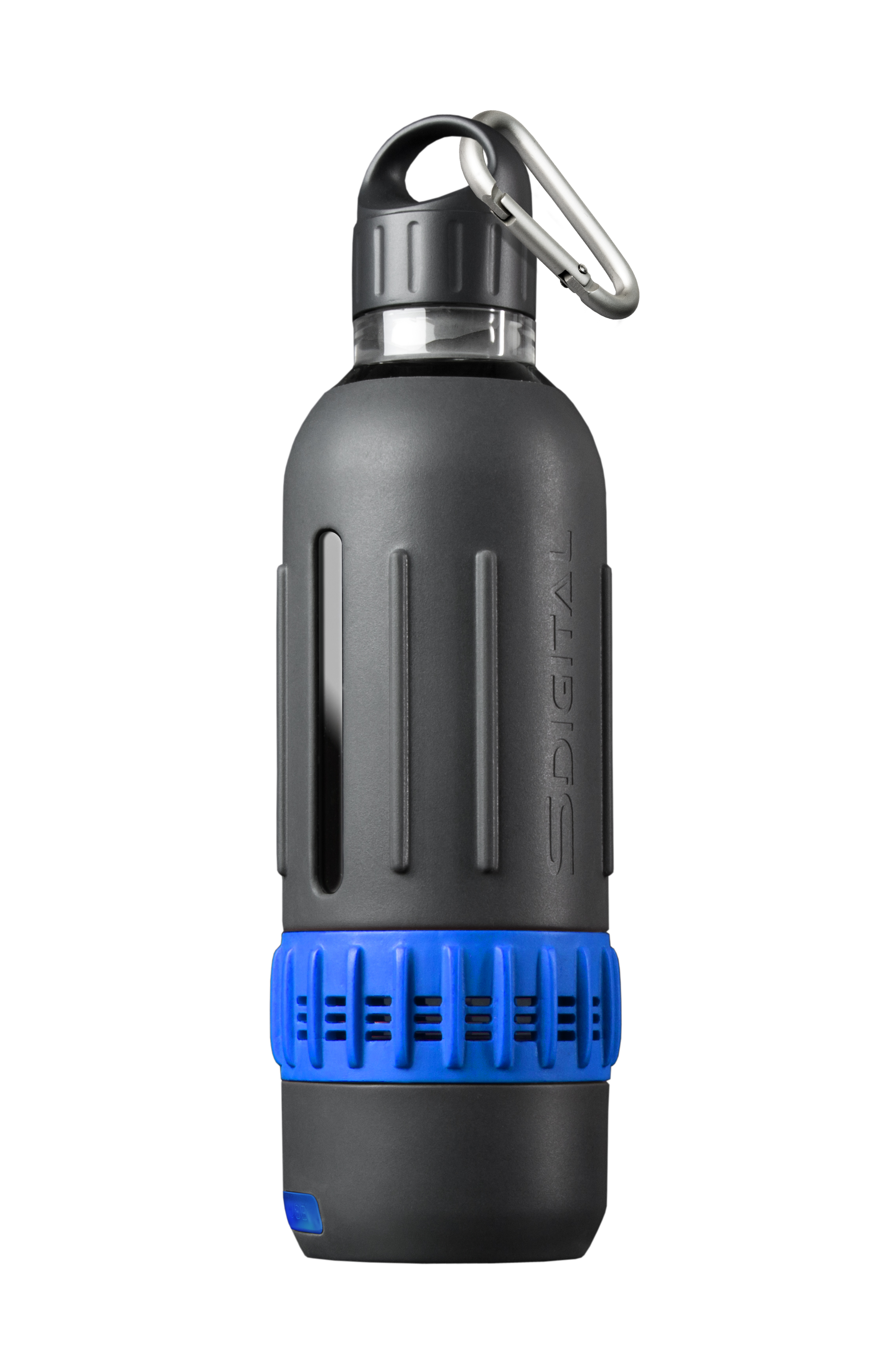 SDIGITAL \'Die Spritz\' Bluetooth Lautsprecher 400 von Lautsprecher Trinkflasche ML mit Bluetooth Schwarz