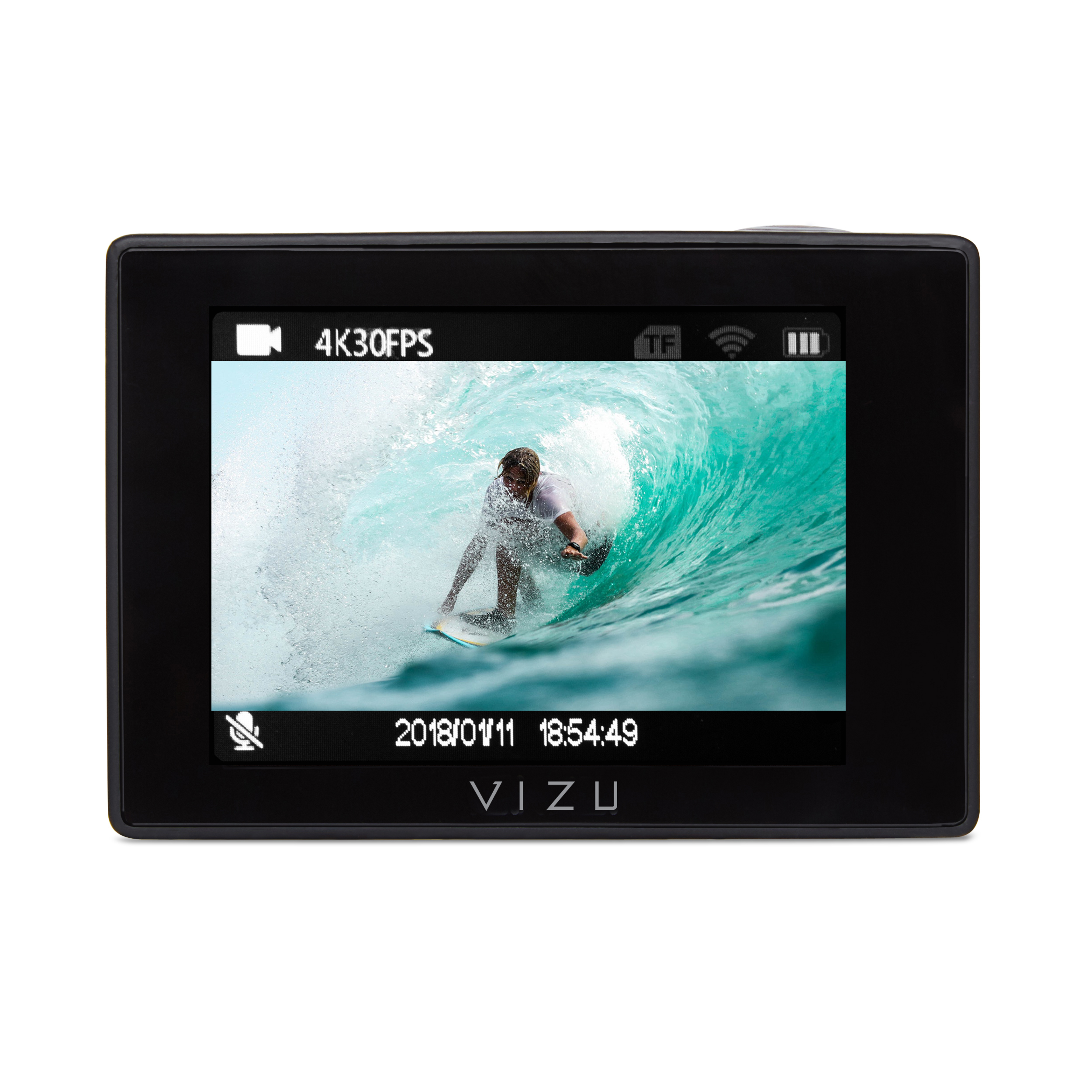 VIZU Extreme X6S Action Cam Action Cam Wasserdicht Wlan, 4K