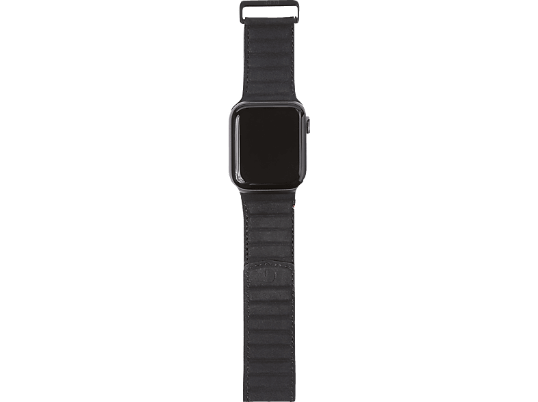 DECODED Traction Strap, Ersatzarmband, Apple, Apple Watch Series 6 / SE / 5 / 4 (40mm) / 3 / 2 / 1 (38mm), Schwarz
