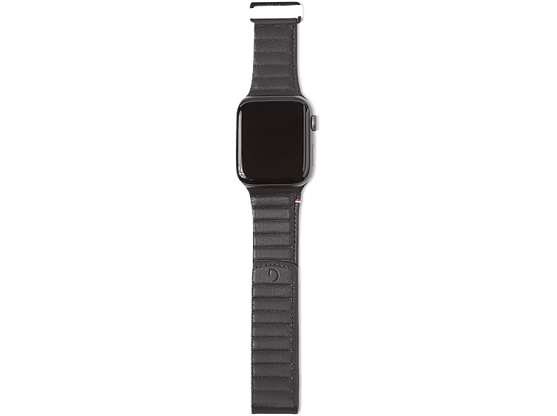 DECODED Traction Strap, Ersatzarmband, Apple, Apple Watch Series 6 / SE / 5 / 4 (44mm) / 3 / 2 / 1 (42mm), Schwarz