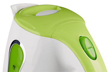ECG RK 1022 grün Wassersteinfilter | | | Wasserkocher, Wasserkocher 1 Grün-weiß | Volumen 360° L | Drehsockel