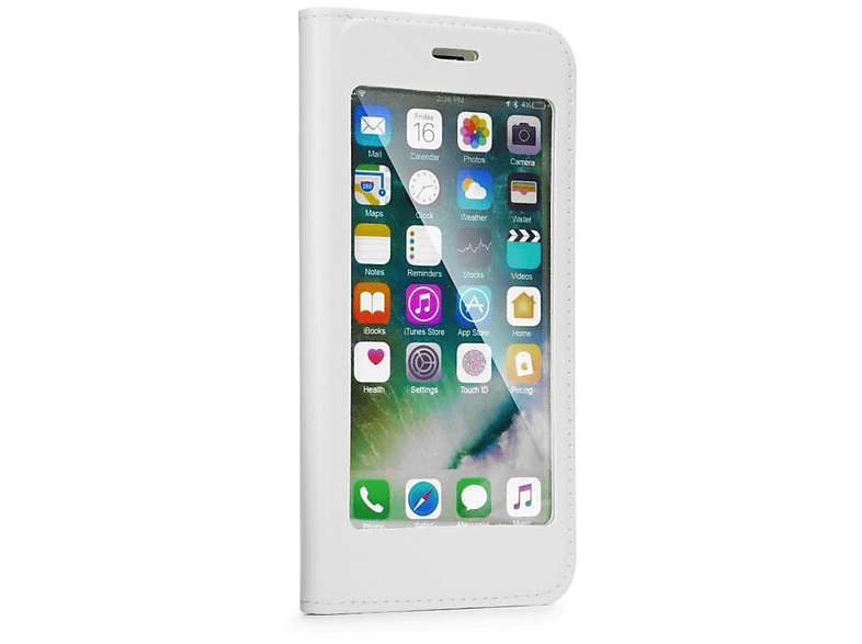 COFI 360 View Case, Full Cover, Apple, iPhone 7, Weiß