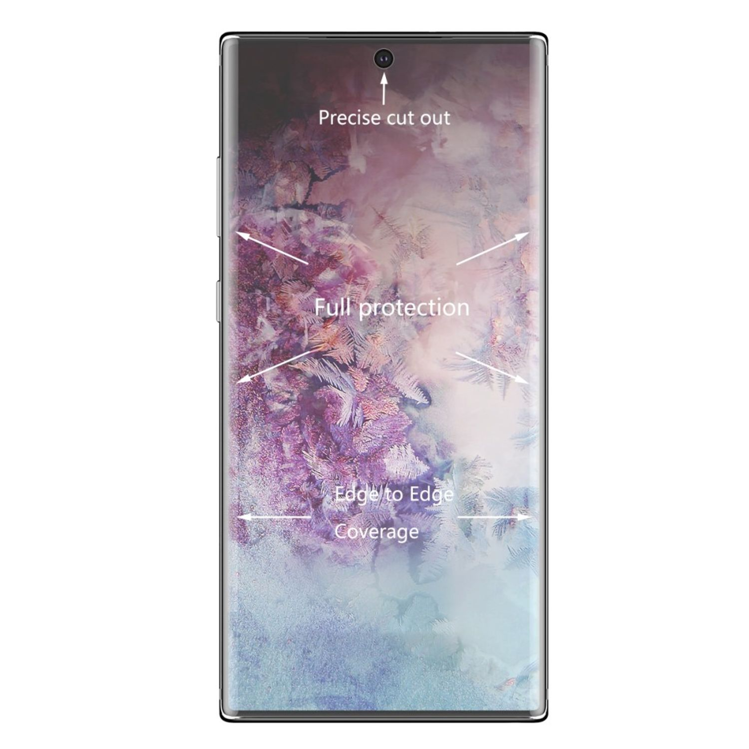 Displayschutz Note DESIGN Plus) KÖNIG 2er Samsung 10 Galaxy Schutzfolie(für Pack