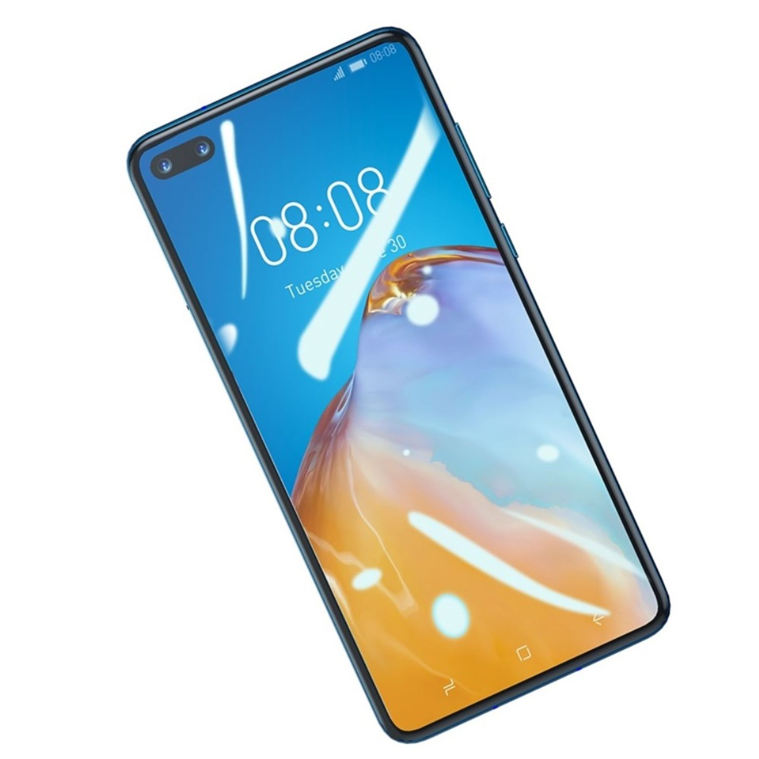 3er KÖNIG P40) Huawei Pack DESIGN Schutzfolie(für Displayschutz