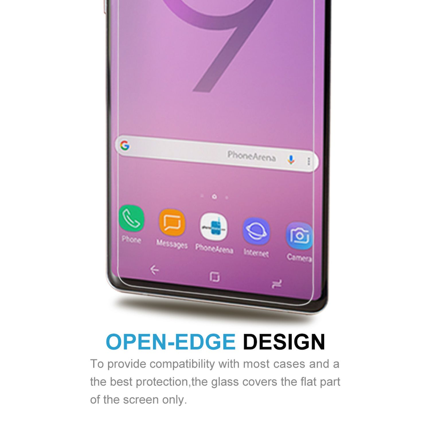 KÖNIG DESIGN 2er Pack Samsung 9) Schutzfolie(für Galaxy Note Displayschutz