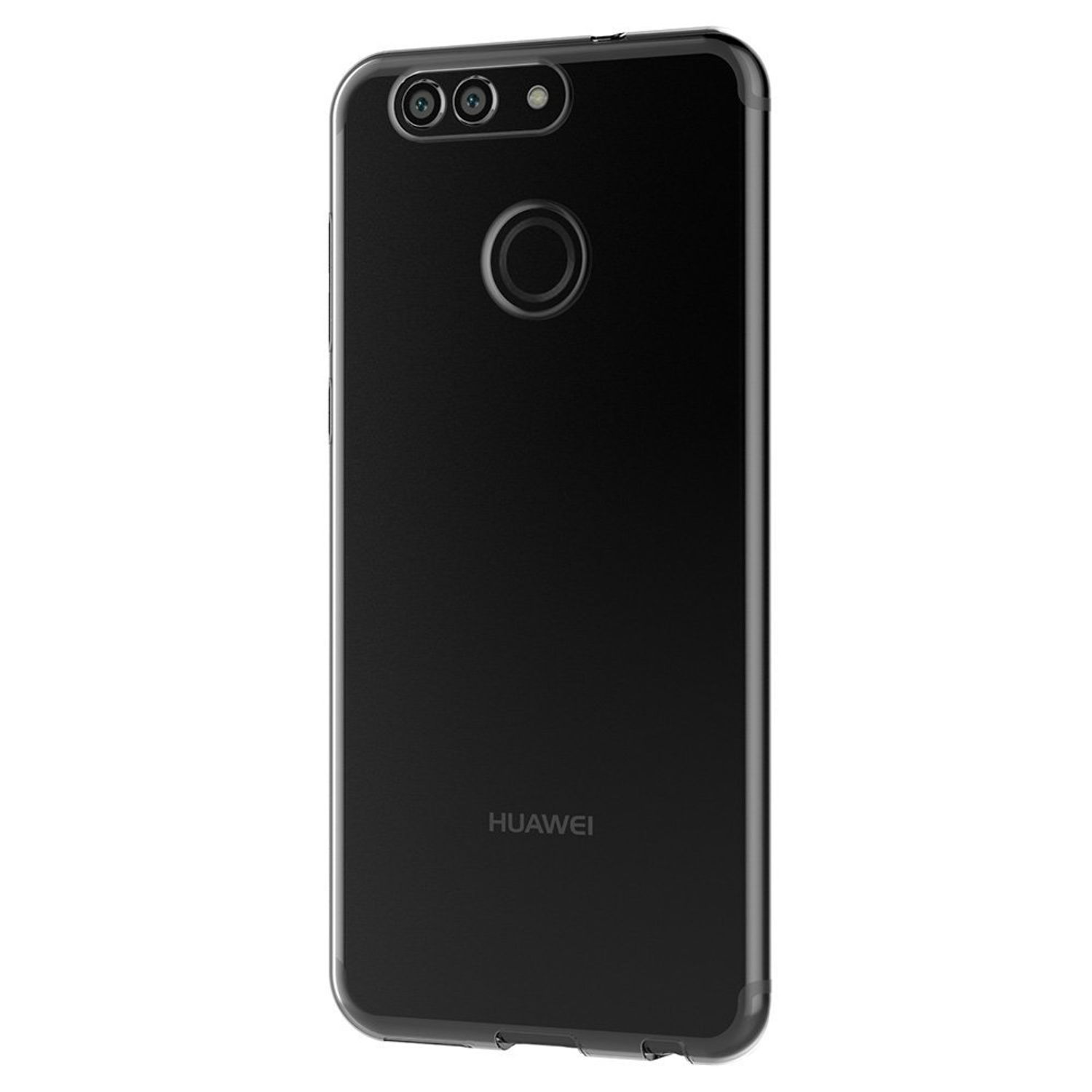 Huawei, KÖNIG Bumper, Transparent Plus, 2 DESIGN Handyhülle Backcover, Ultra Nova Dünn