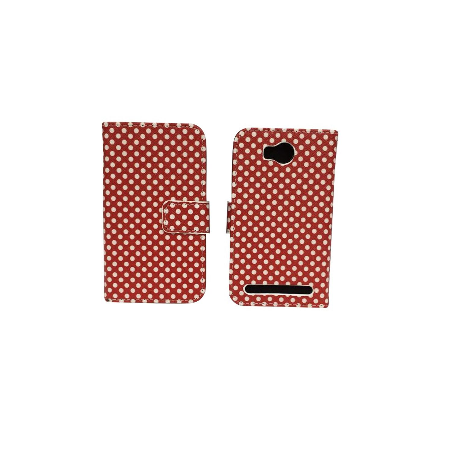 KÖNIG DESIGN Y3 Handyhülle, Huawei, II, Rot Bookcover