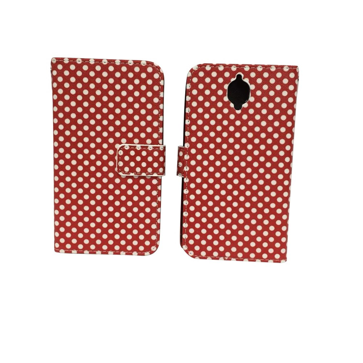 Handyhülle, 3, KÖNIG Rot DESIGN OnePlus, Bookcover,