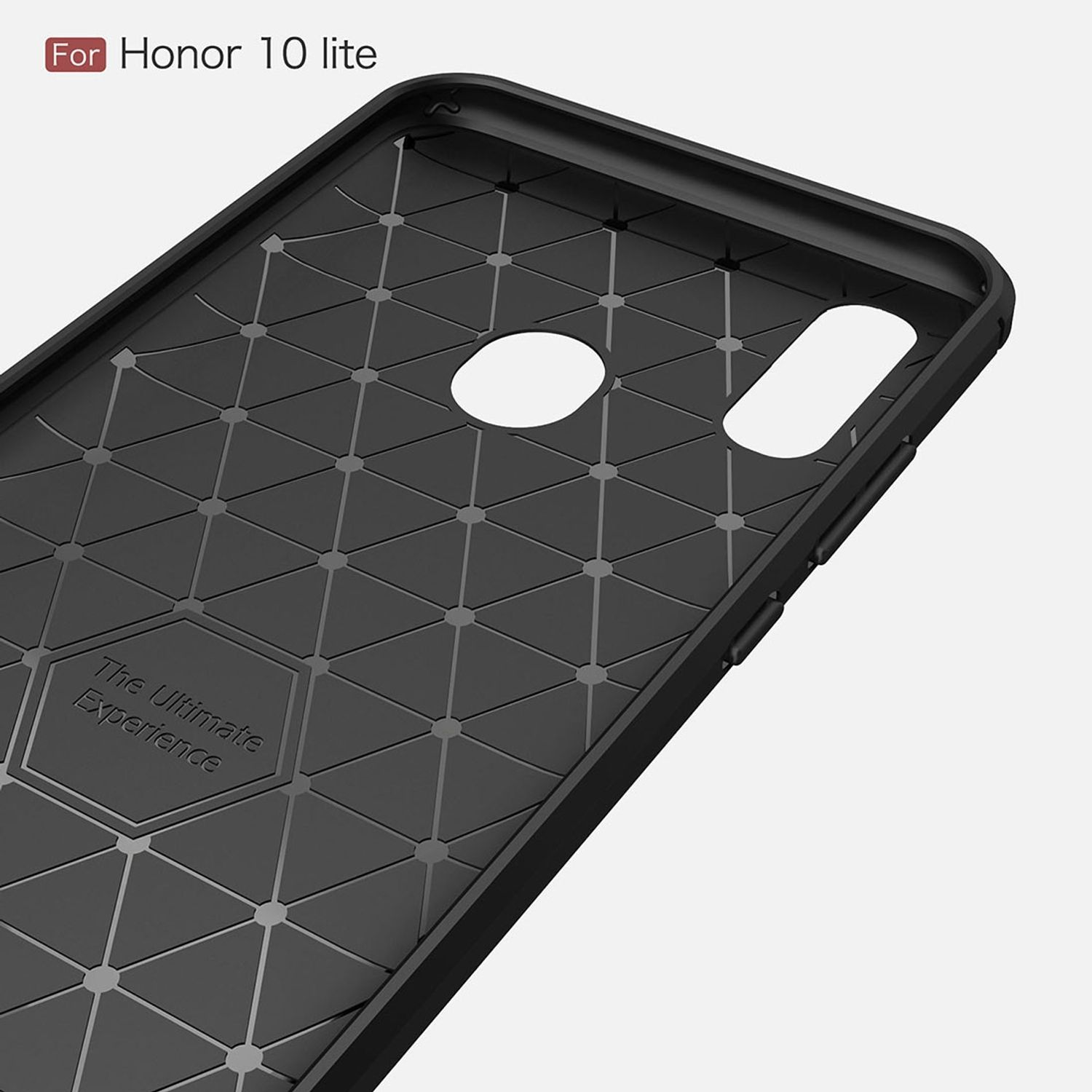 KÖNIG DESIGN Smart Huawei, Carbon P Backcover, Handyhülle Optik, 2019, Blau