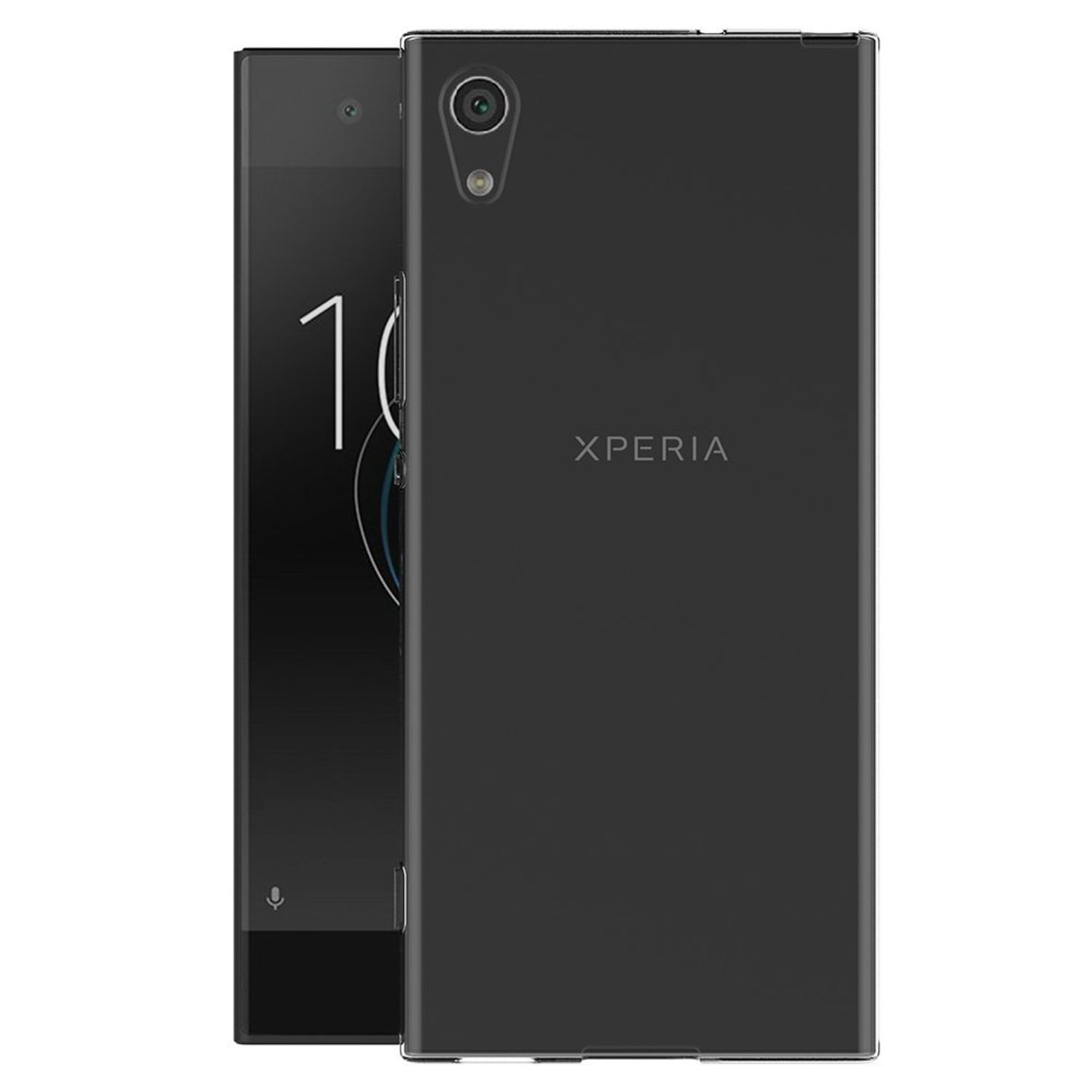 Ultra, Dünn DESIGN Ultra Handyhülle Backcover, Bumper, XA1 Transparent KÖNIG Sony, Xperia