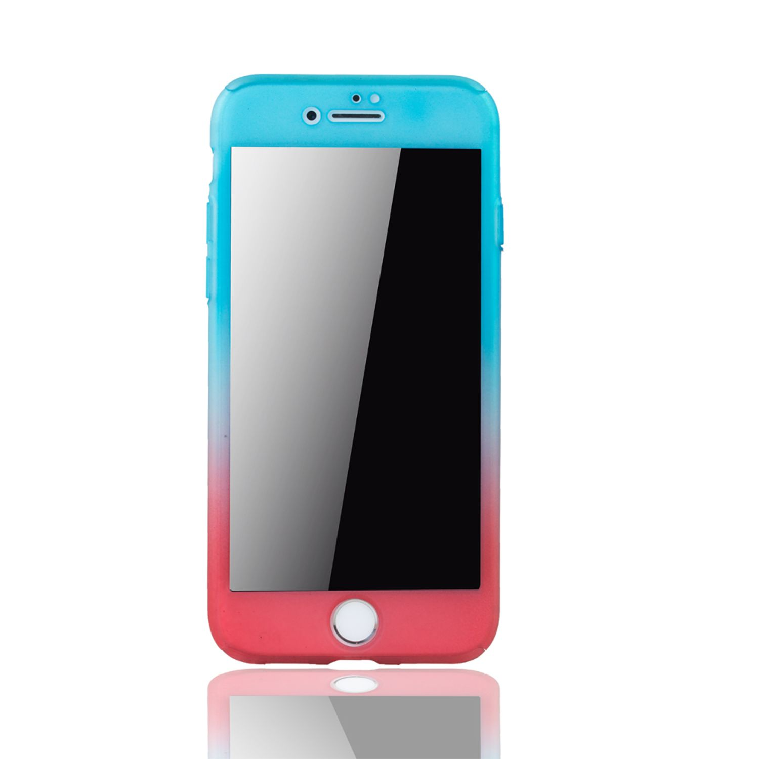 KÖNIG 6s 6 Mehrfarbig Plus, 360 iPhone / DESIGN Grad Handyhülle Schutz, Full Apple, Cover,