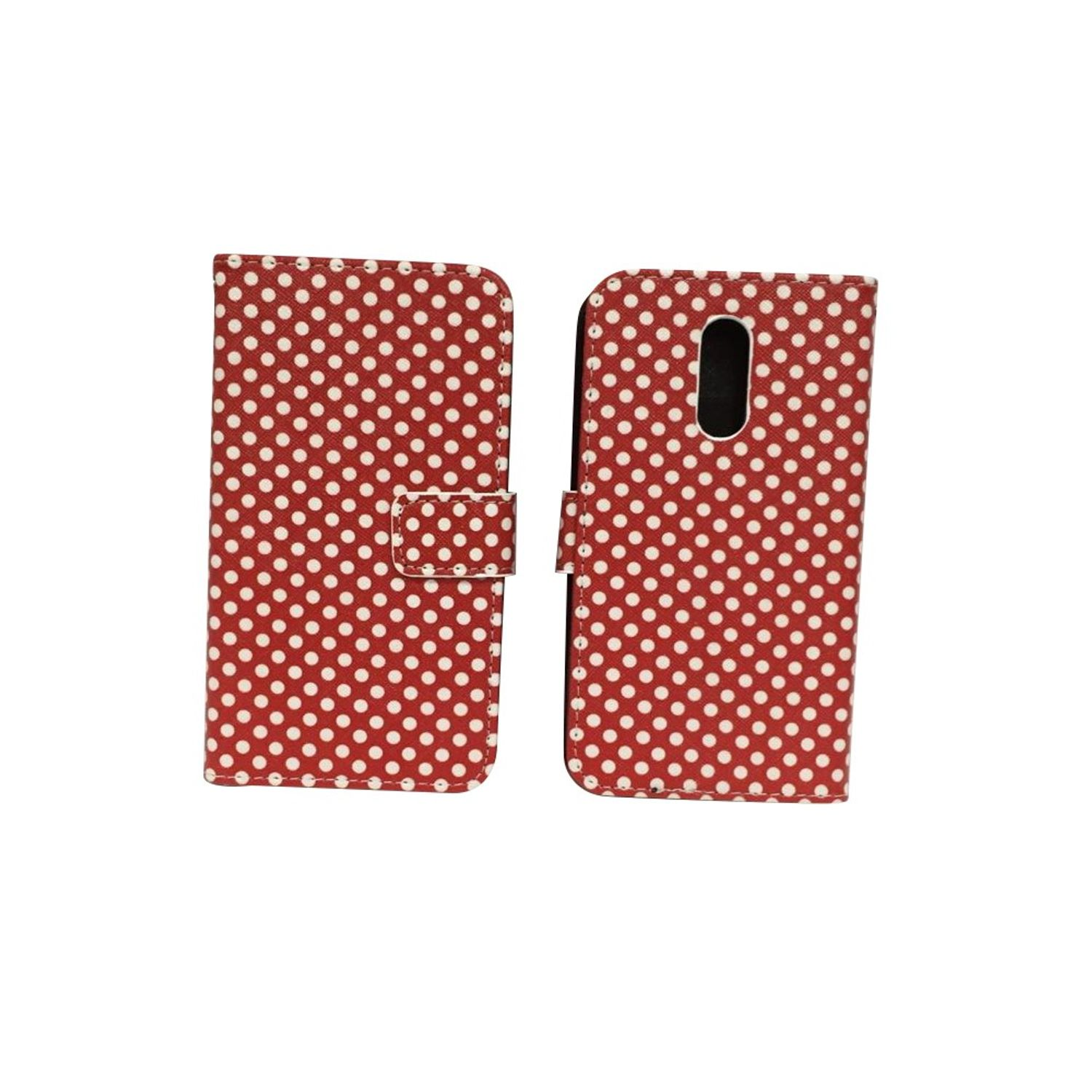 KÖNIG DESIGN Handyhülle, Redmi Xiaomi, Bookcover, Rot Pro