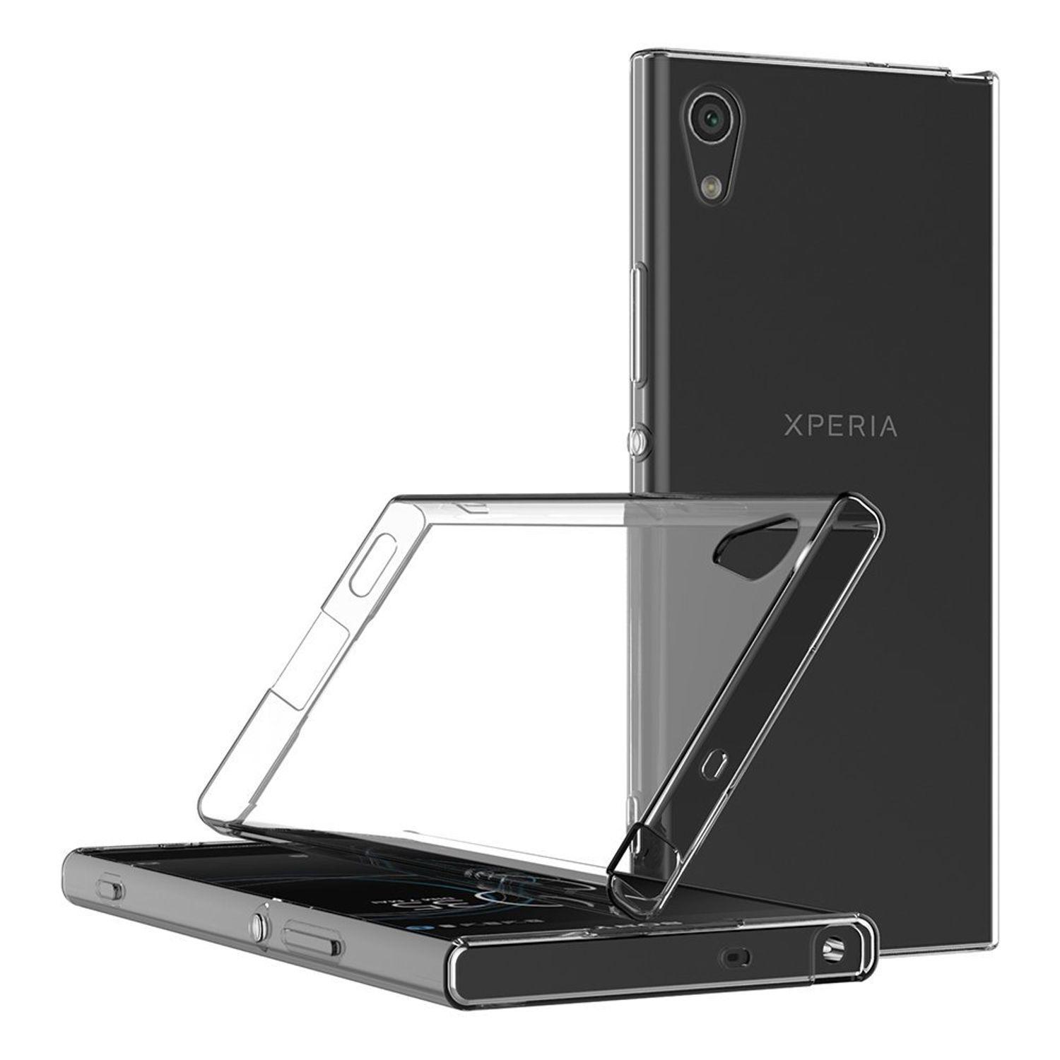 Ultra, Dünn DESIGN Ultra Handyhülle Backcover, Bumper, XA1 Transparent KÖNIG Sony, Xperia