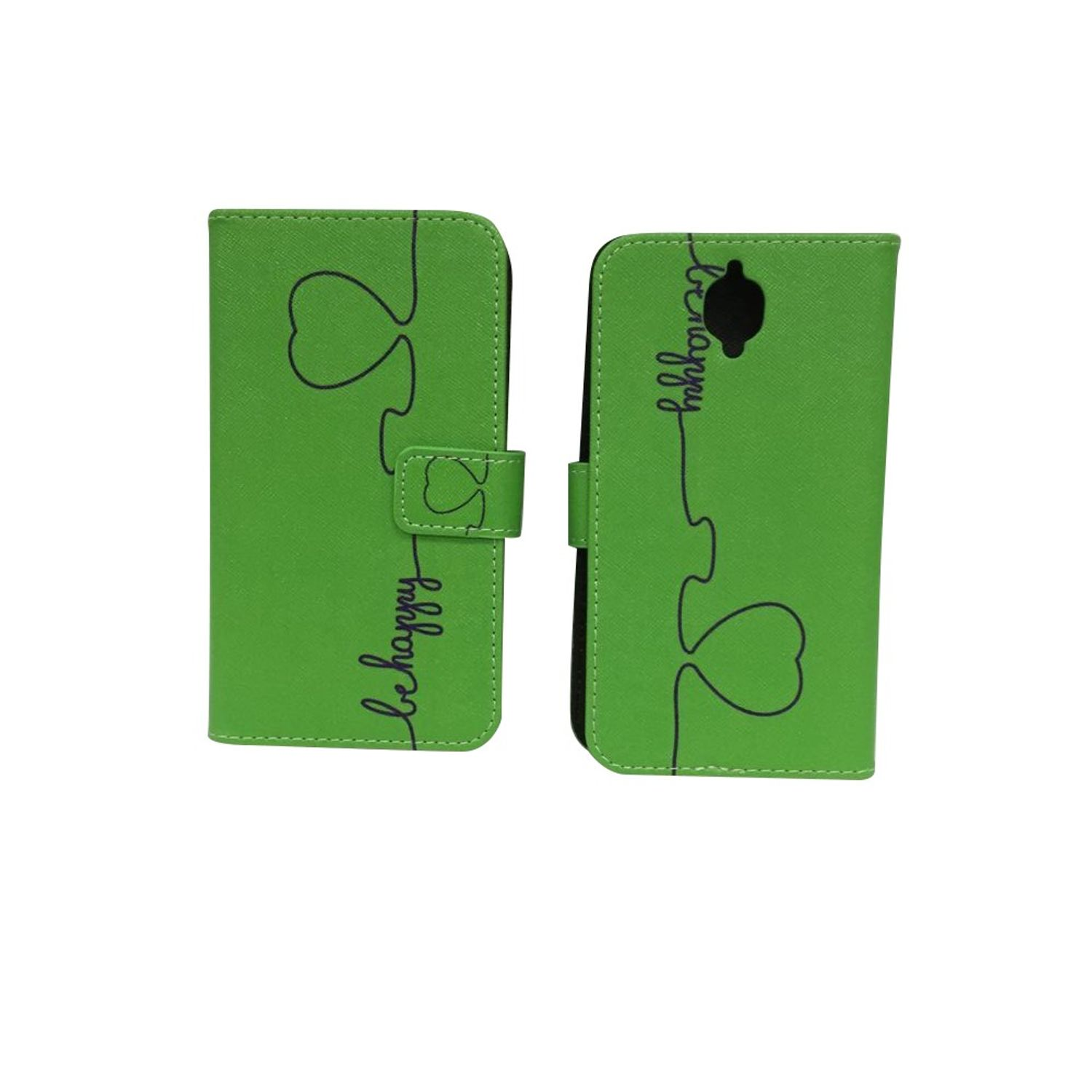 KÖNIG DESIGN Handyhülle, Bookcover, Grün 3, OnePlus