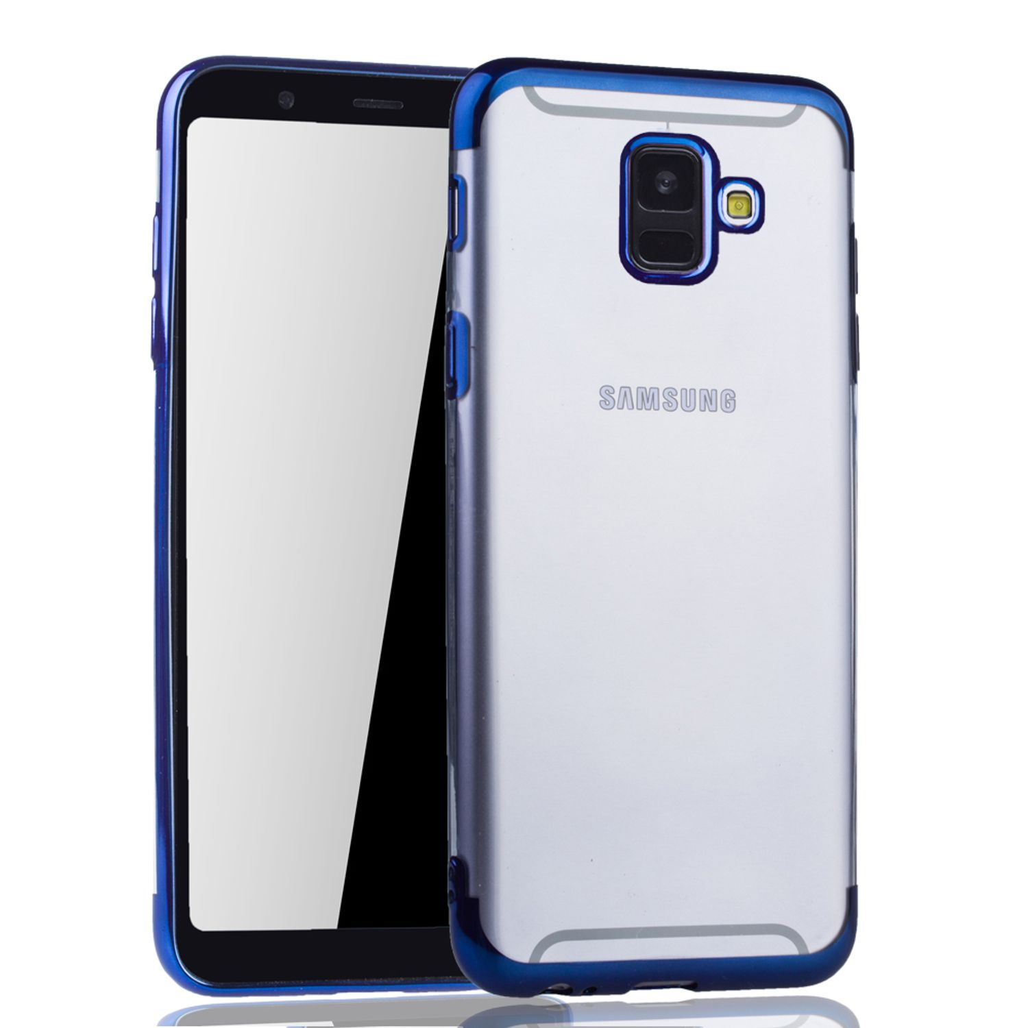 KÖNIG DESIGN Schutzhülle, Backcover, Samsung, (2018), Galaxy A6 Blau