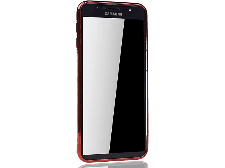 KÖNIG DESIGN Schutzhülle, Backcover, Samsung, Galaxy J6 Plus, Rot