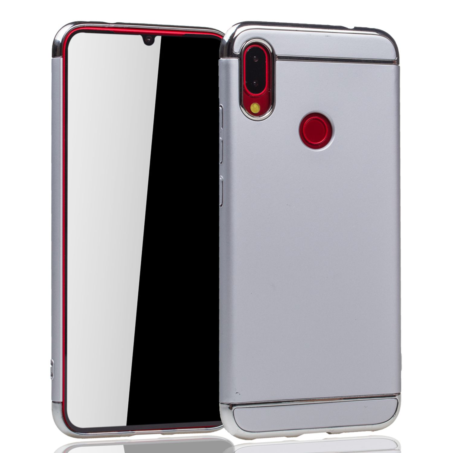 KÖNIG DESIGN Backcover, Schutzhülle, Redmi Redmi Pro, / Note 7 7 Xiaomi, Note Silber