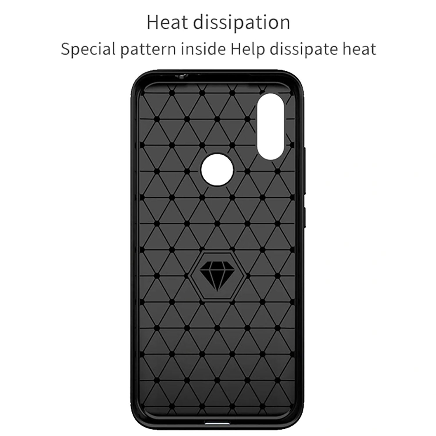 KÖNIG DESIGN Schutzhülle, Grau Redmi Xiaomi, Backcover, 7