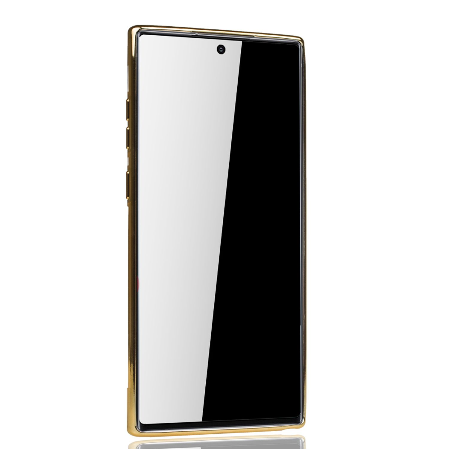Gold Schutzhülle, Samsung, DESIGN Note Galaxy 10, KÖNIG Backcover,