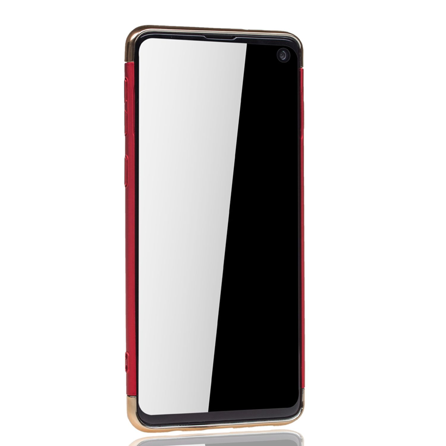 KÖNIG Schutzhülle, DESIGN Backcover, Samsung, Galaxy S10, Rot