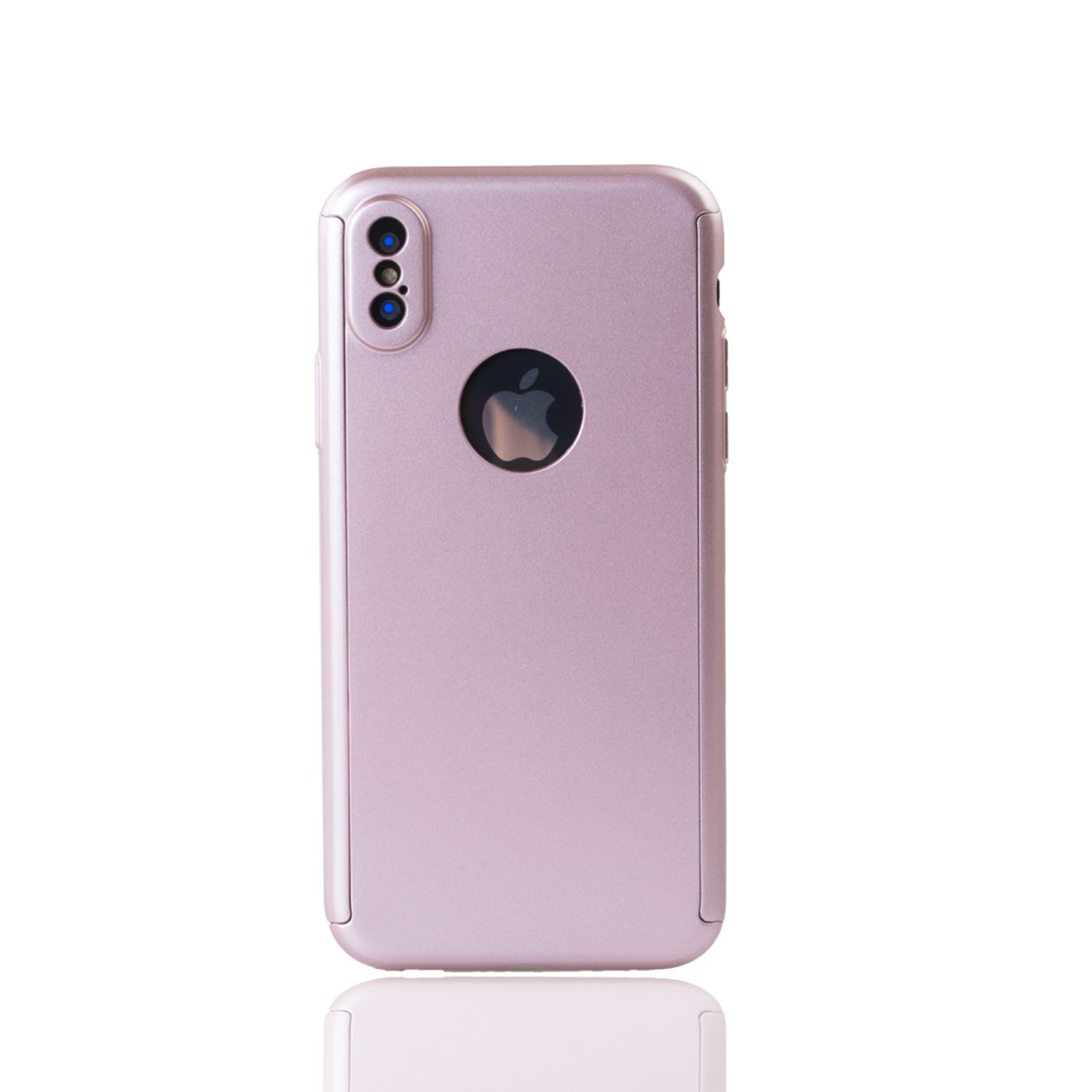 Schutzhülle, X, KÖNIG Cover, iPhone Apple, Pink Full DESIGN
