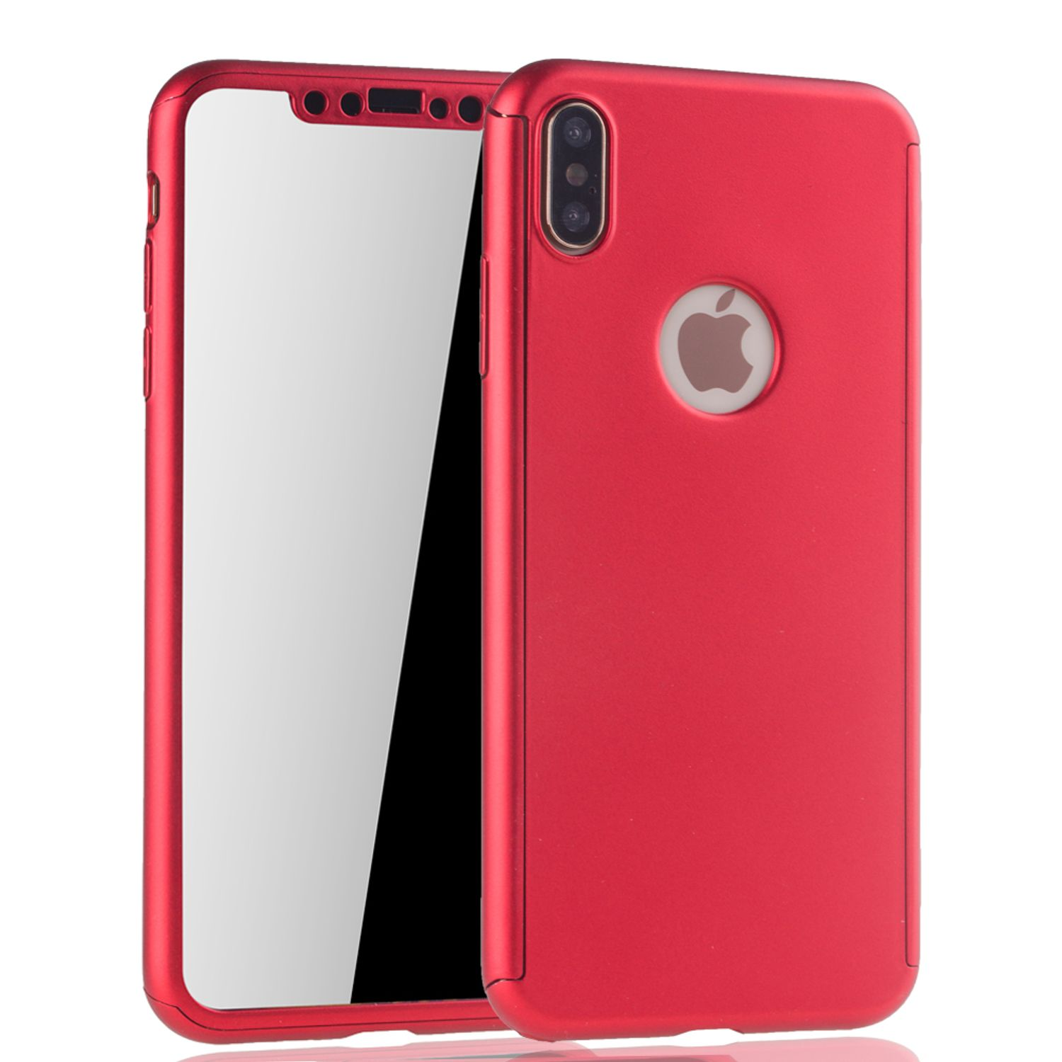 iPhone Max, Apple, KÖNIG Full XS Rot Schutzhülle, DESIGN Cover,