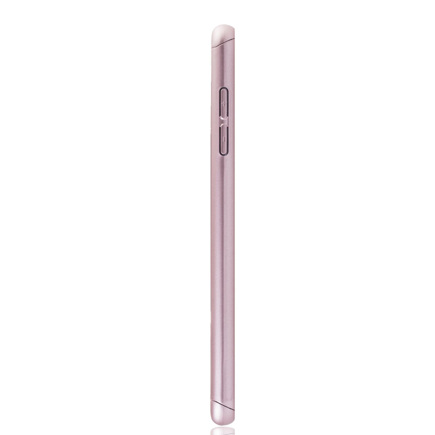 KÖNIG DESIGN Schutzhülle, Galaxy A6 Cover, Plus Samsung, Full Pink (2018)