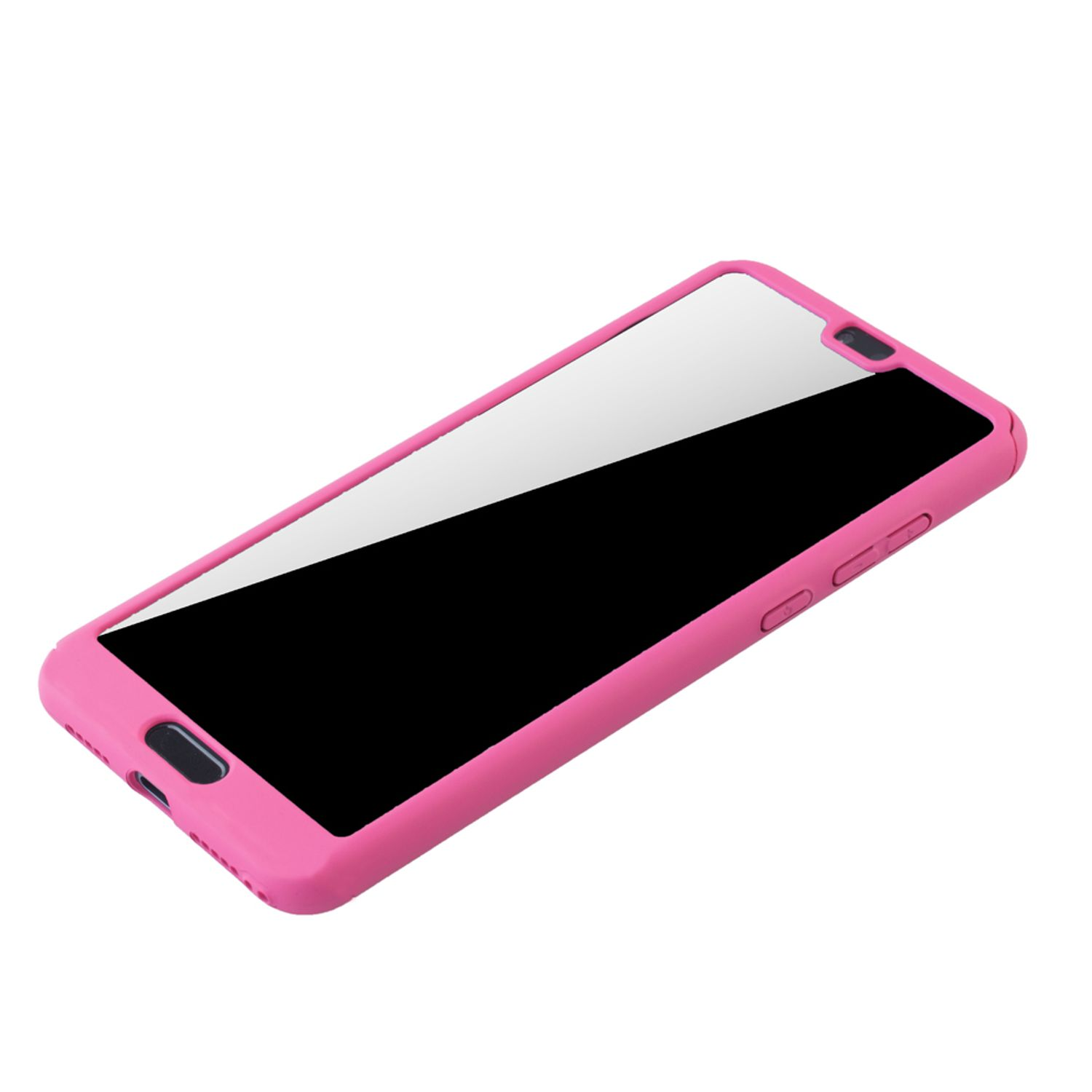 KÖNIG DESIGN Pro, Huawei, P20 Pink Schutzhülle, Full Cover