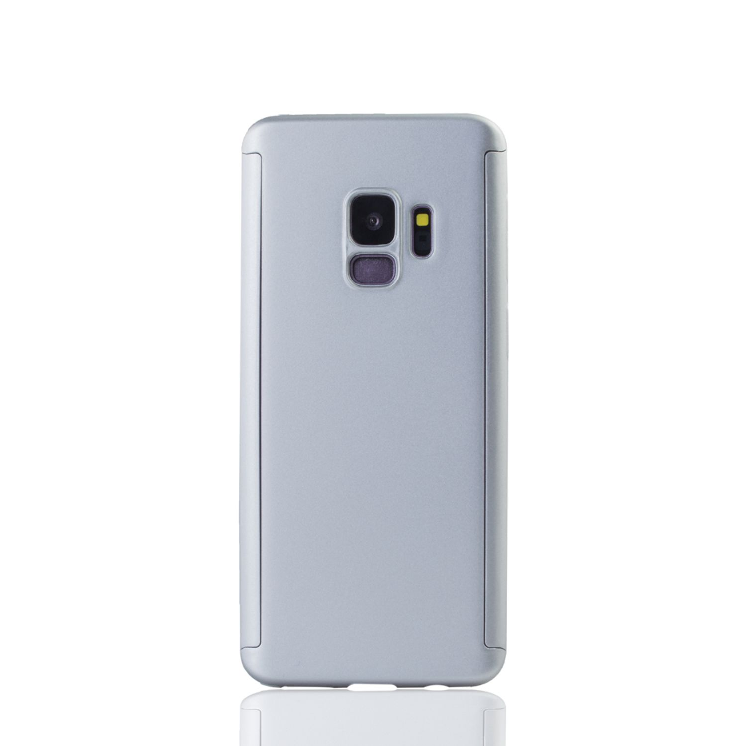 Samsung, Silber Galaxy DESIGN S9, KÖNIG Full Cover, Schutzhülle,