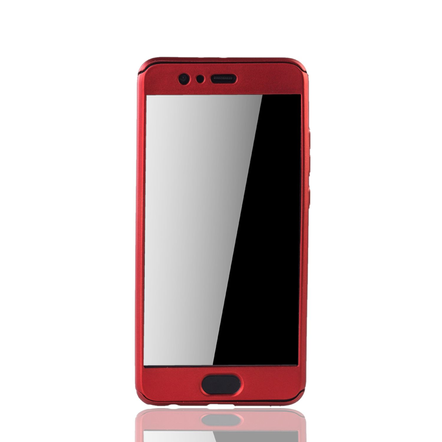 P10 Rot Schutzhülle, Cover, Plus, KÖNIG DESIGN Full Huawei,