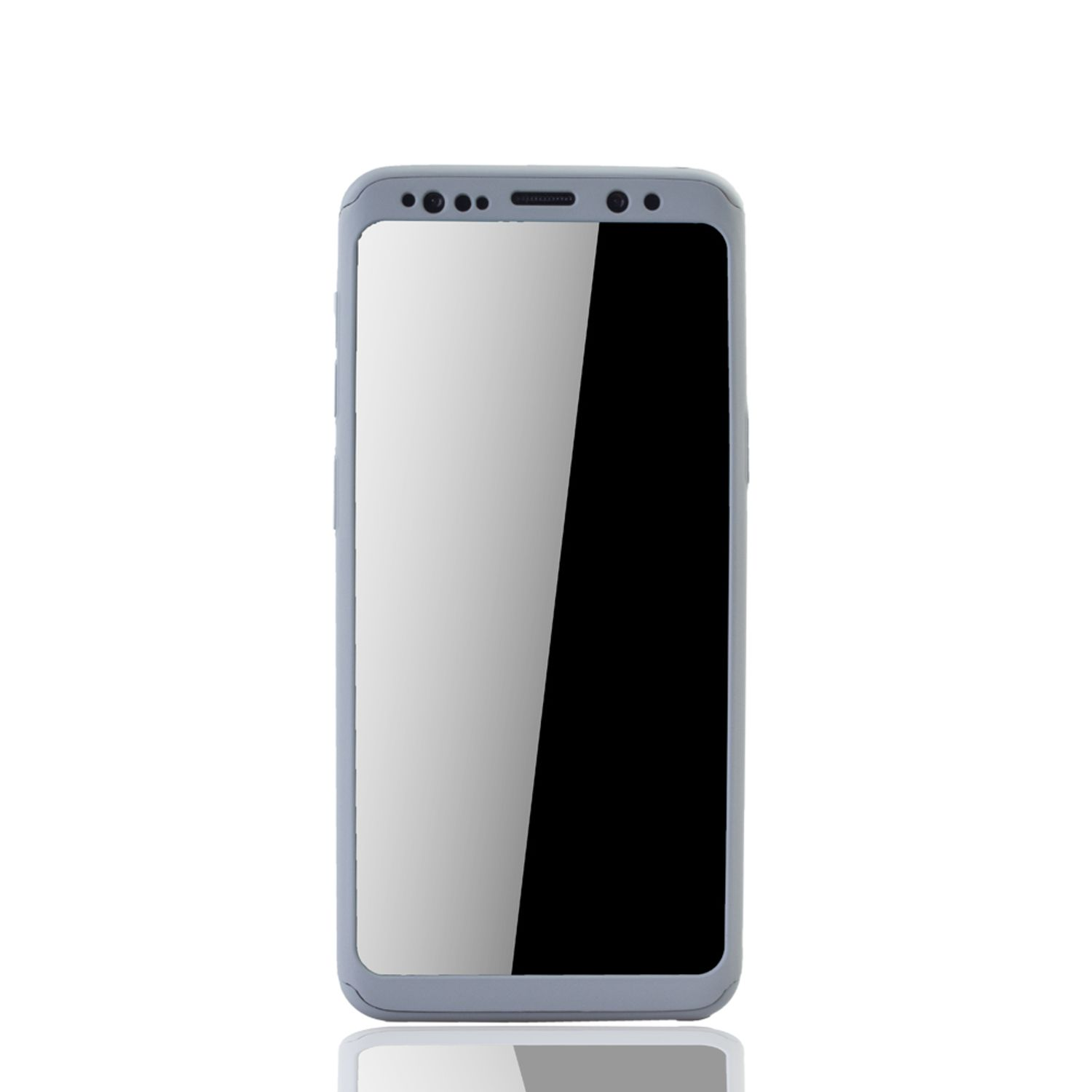 KÖNIG Samsung, Schutzhülle, S9 Full Grau Plus, Galaxy DESIGN Cover,