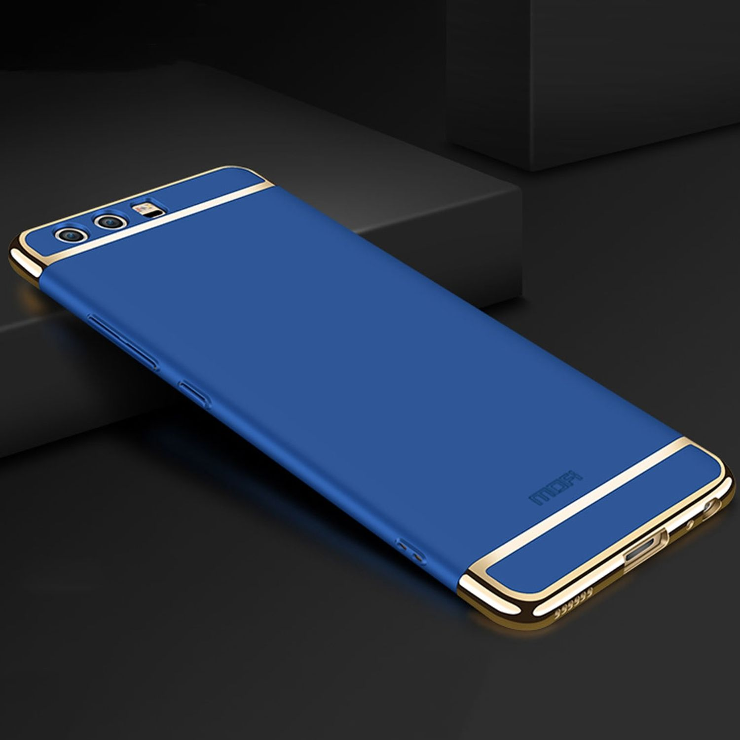 Blau P10 Schutzhülle, DESIGN Backcover, KÖNIG Huawei, Plus,