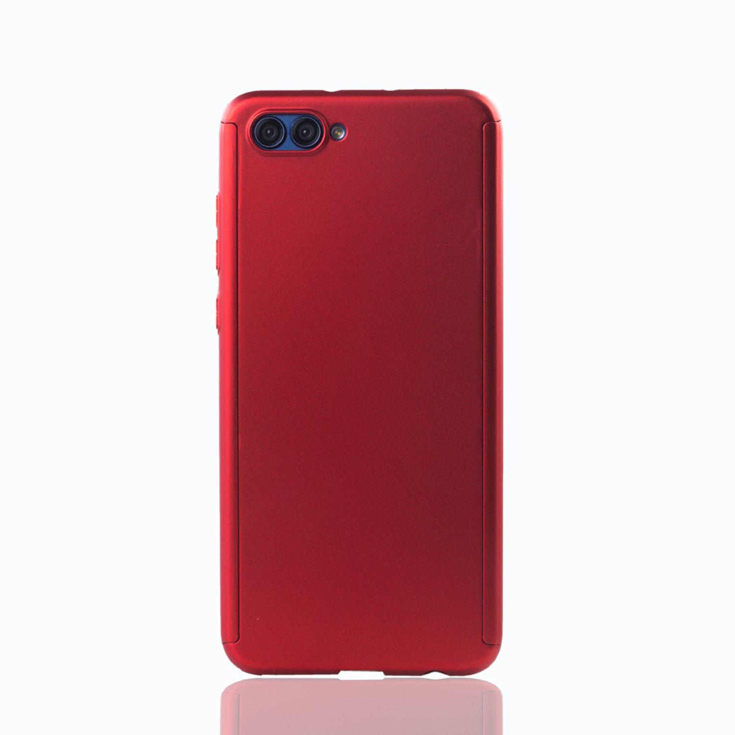 KÖNIG DESIGN Schutzhülle, Full Huawei, 10, Rot Cover, Honor View
