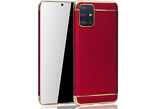 KÖNIG DESIGN Schutzhülle, Backcover, Samsung, Galaxy A51, Rot