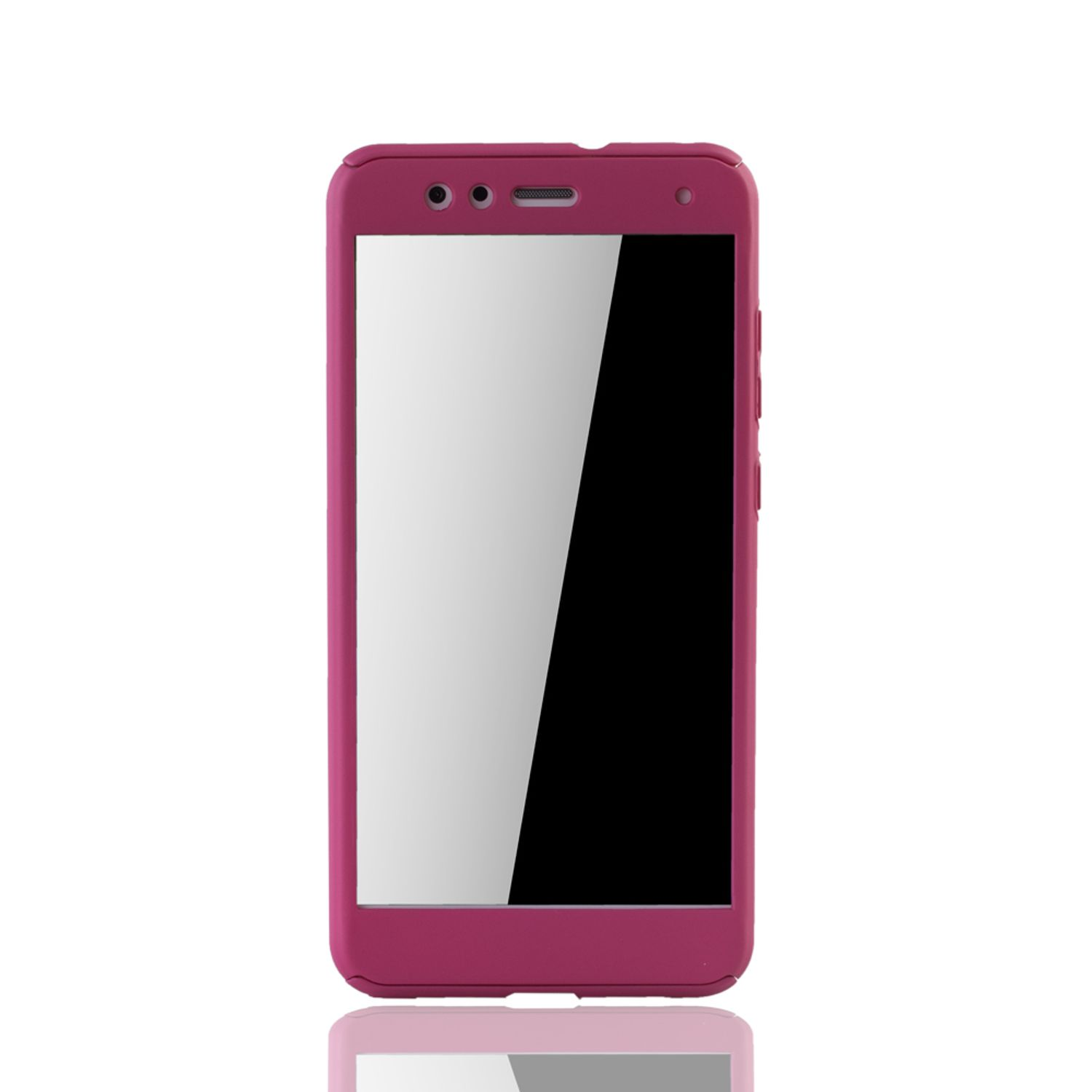 P10 KÖNIG Huawei, Full DESIGN Cover, Lite, Schutzhülle, Pink